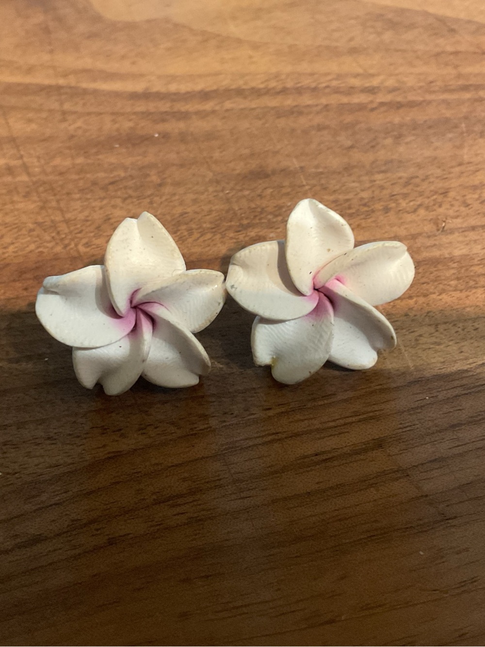 Plumeria Stud Earrings